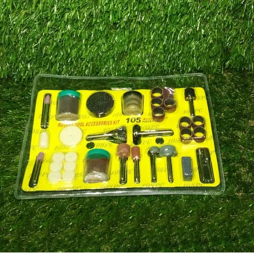 105pcs Rotary Drill Machine Accessories Set for Sanding, Engraving, Polishing, Cleaning, Buffing, Cutting and more