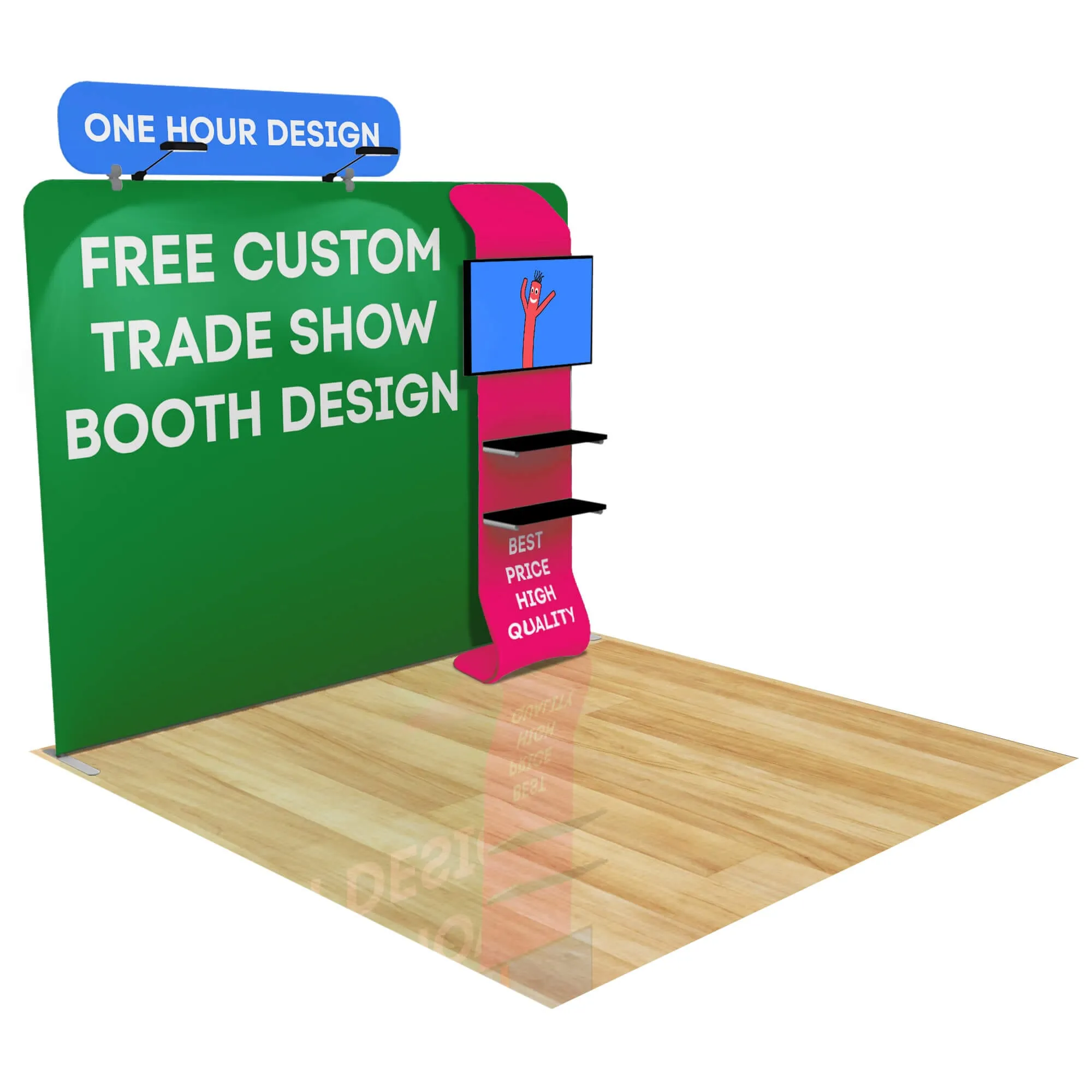 10ft FastZip™ Custom Trade Show Booth Builder