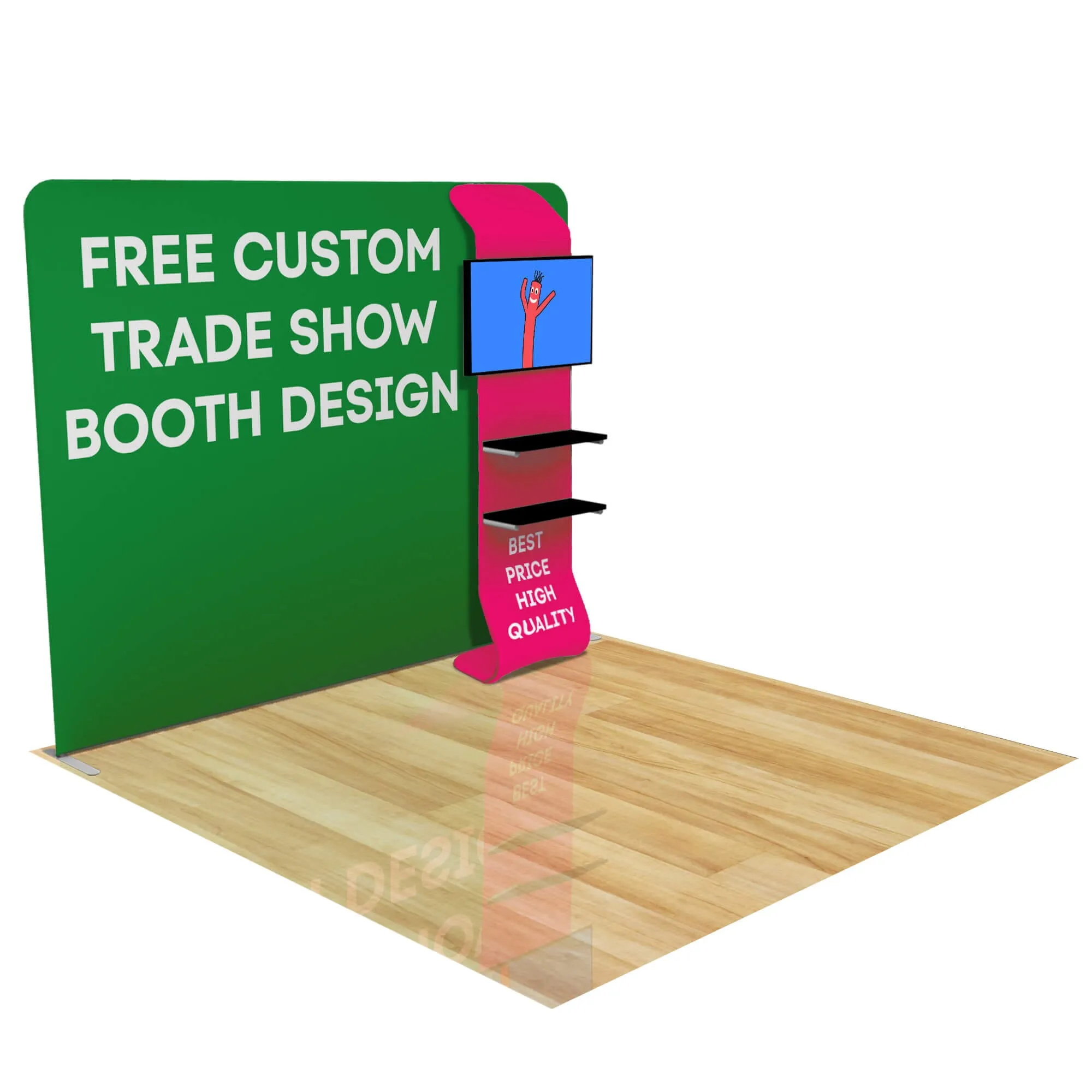 10ft FastZip™ Custom Trade Show Booth Builder