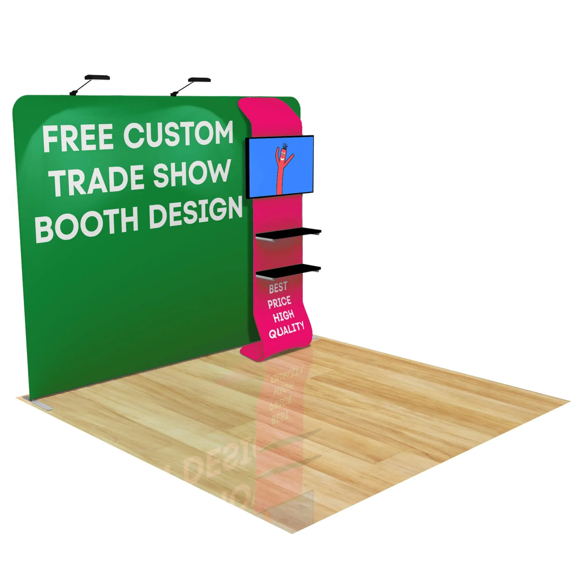 10ft FastZip™ Custom Trade Show Booth Builder