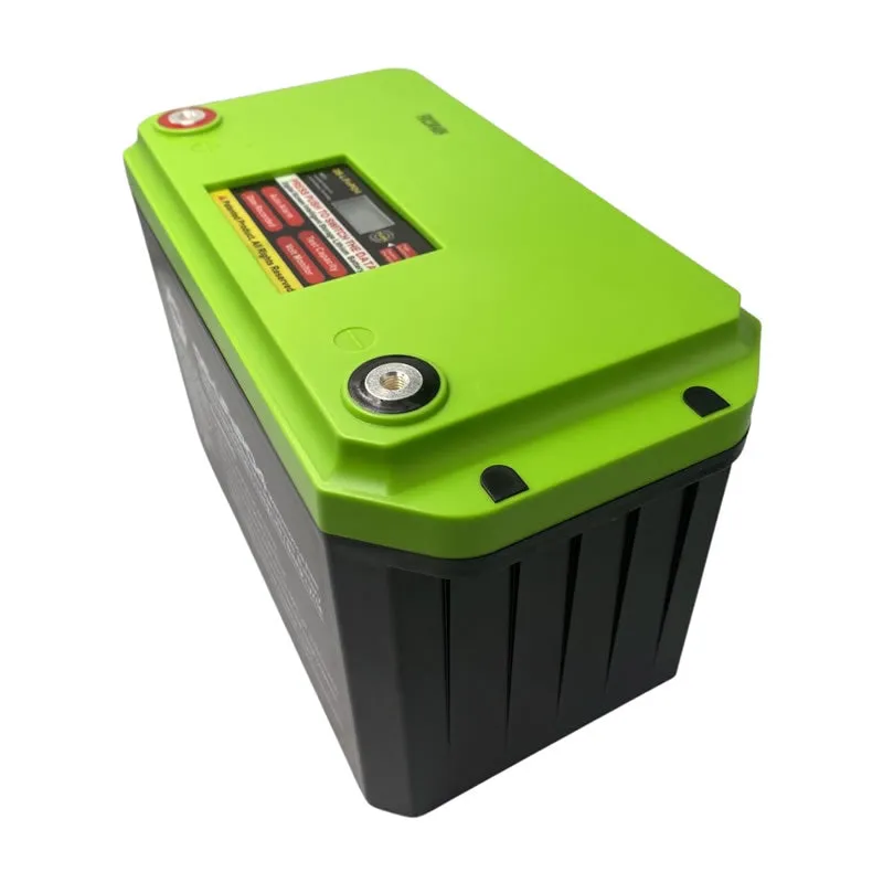 12.8V 200AH-12.8 2560Wh Lithium Battery With A Digital Intelligent Screen