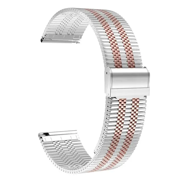 18mm 22mm 20mm Watch Band For Samsung Galaxy Watch 6/5/4/3 40mm 44mm S3 Active 2 Huawei Watch GT4 GT3 Gt2e Stainless Steel Band Also Fits GARMIN FOSSIL and more