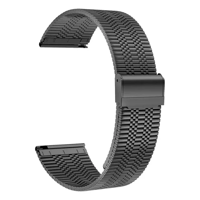 18mm 22mm 20mm Watch Band For Samsung Galaxy Watch 6/5/4/3 40mm 44mm S3 Active 2 Huawei Watch GT4 GT3 Gt2e Stainless Steel Band Also Fits GARMIN FOSSIL and more