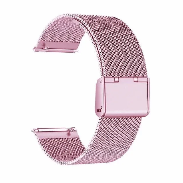 18mm 22mm 20mm Watch Band For Samsung Galaxy Watch 6/5/4/3 40mm 44mm S3 Active 2 Huawei Watch GT4 GT3 Gt2e Stainless Steel Band Also Fits GARMIN FOSSIL and more