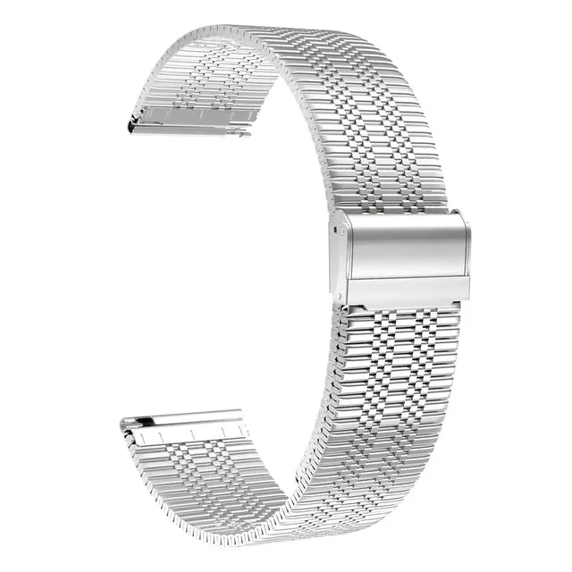 18mm 22mm 20mm Watch Band For Samsung Galaxy Watch 6/5/4/3 40mm 44mm S3 Active 2 Huawei Watch GT4 GT3 Gt2e Stainless Steel Band Also Fits GARMIN FOSSIL and more