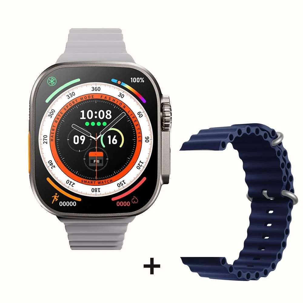 2022 Smart Watch Ultra Series 8 NFC Smartwatch Men Women Bluetooth Call Waterproof Wireless Charging HD Screen for Apple