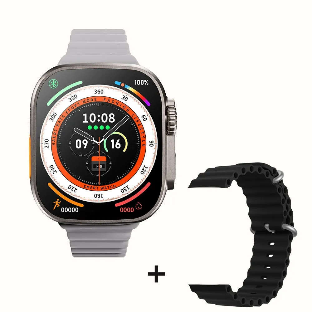 2022 Smart Watch Ultra Series 8 NFC Smartwatch Men Women Bluetooth Call Waterproof Wireless Charging HD Screen for Apple