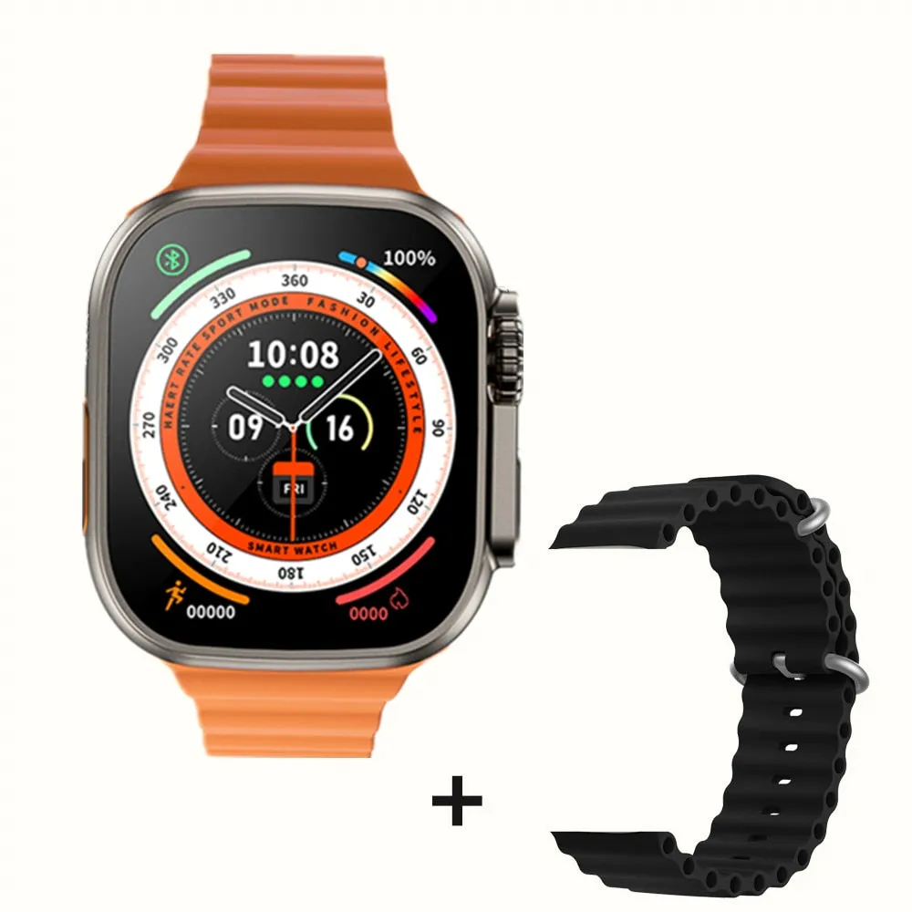 2022 Smart Watch Ultra Series 8 NFC Smartwatch Men Women Bluetooth Call Waterproof Wireless Charging HD Screen for Apple