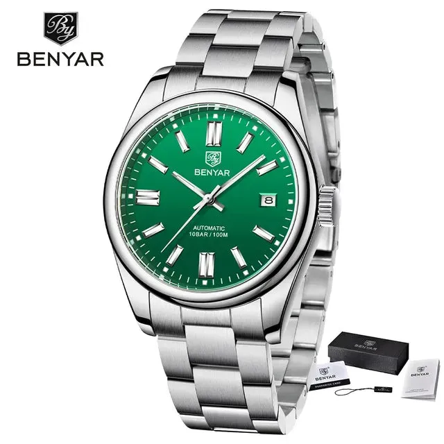 2023 Introducing the Benyar New Luxury Men's Mechanical Watches, where sophistication meets precision craftsmanship