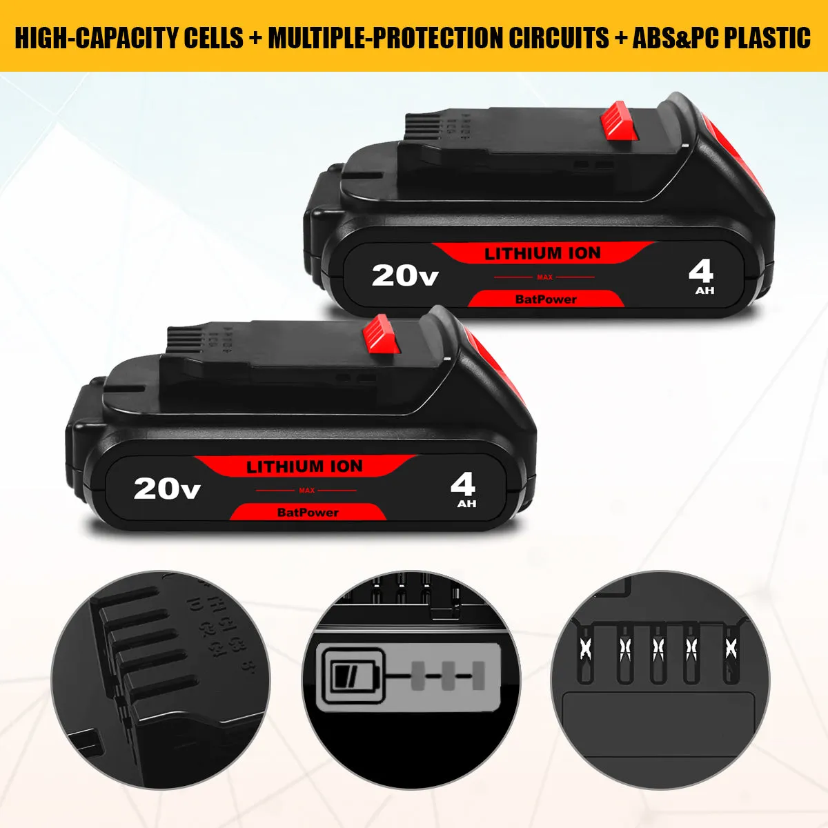 20V MAX 4.0Ah DCB240 Compact Battery for Dewalt 20V 4Ah Battery DCB240 3Ah DCB230 2Ah DCB203 1.5Ah DCB201 Dewalt 20V MAX XR 4Ah Lithium Battery DCB240