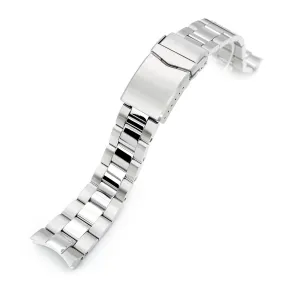 22mm Super-O Boyer Watch Band compatible with Orient Triton, 316L Stainless Steel Polished & Brushed V-Clasp