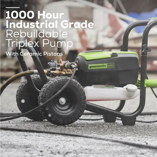 2500-PSI Brushless Pressure Washer with Industrial-Grade Pump (PW-2500C)