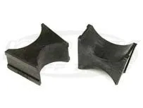 2.5" Reservoir Urethane Mounts Black Pair, for 1.5" dia. Tubing