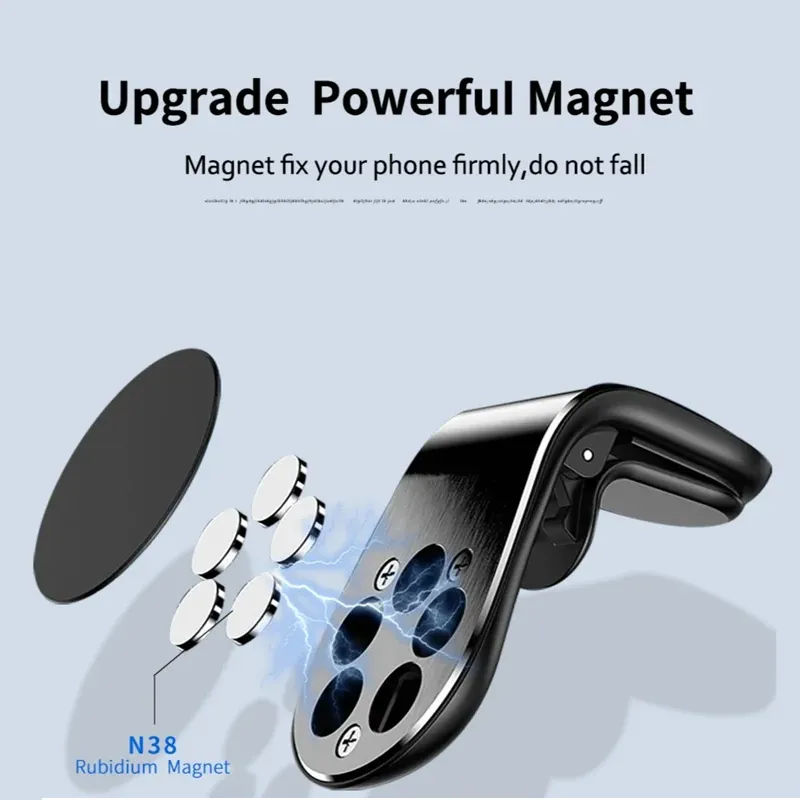 360° Magnetic Car Phone Holder Air Vent Clip- Ab-Q581