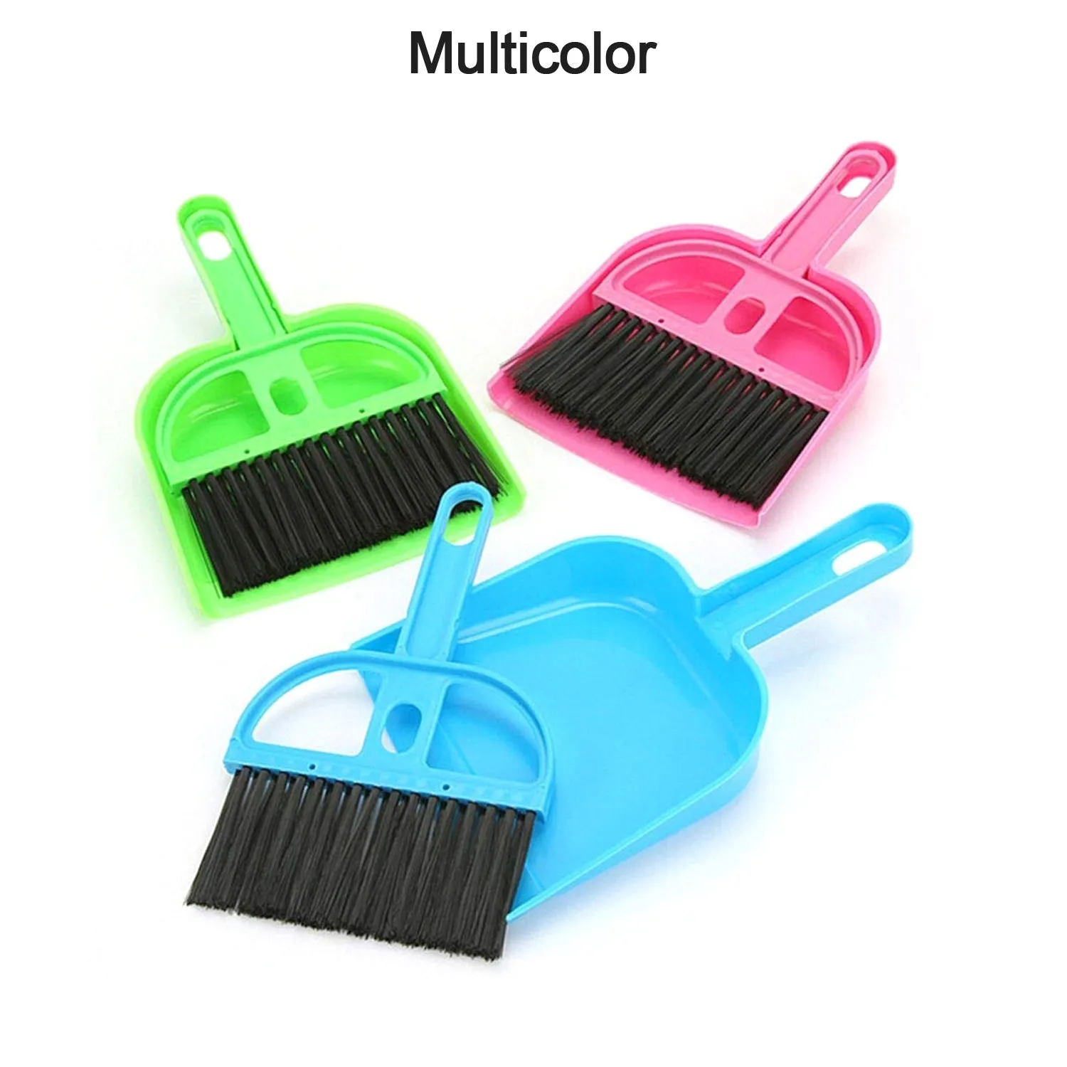 7617 Mini Dustpan Supdi with Brush Broom Set for Multipurpose Cleaning