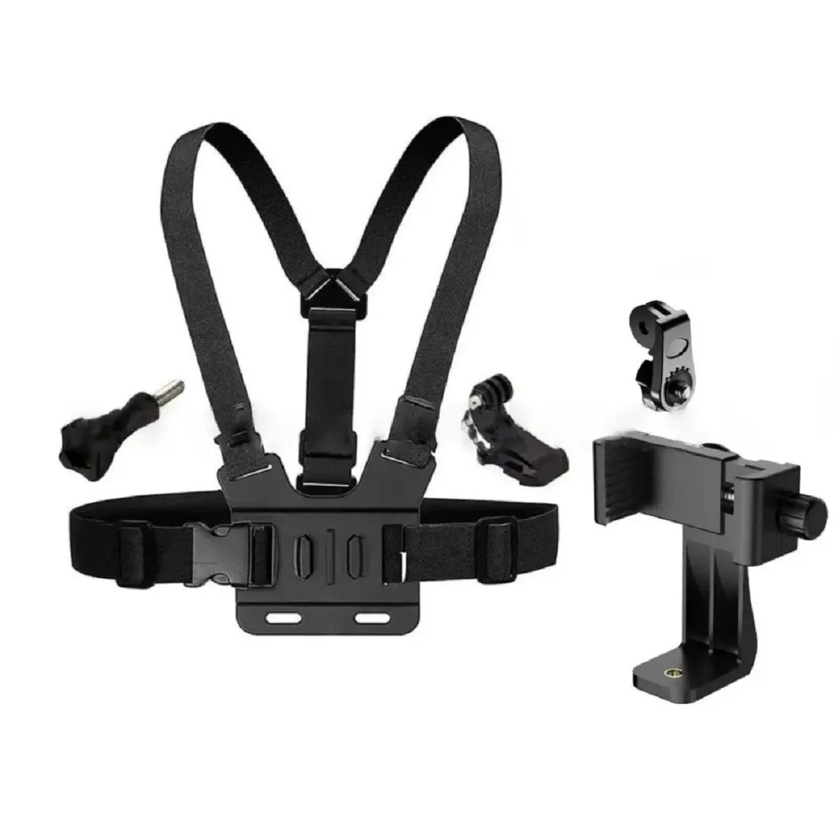 Adjustable Phone Clip Holder With Chest Strap