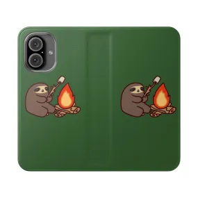 Adorable Sloth Camping Phone Case Cover