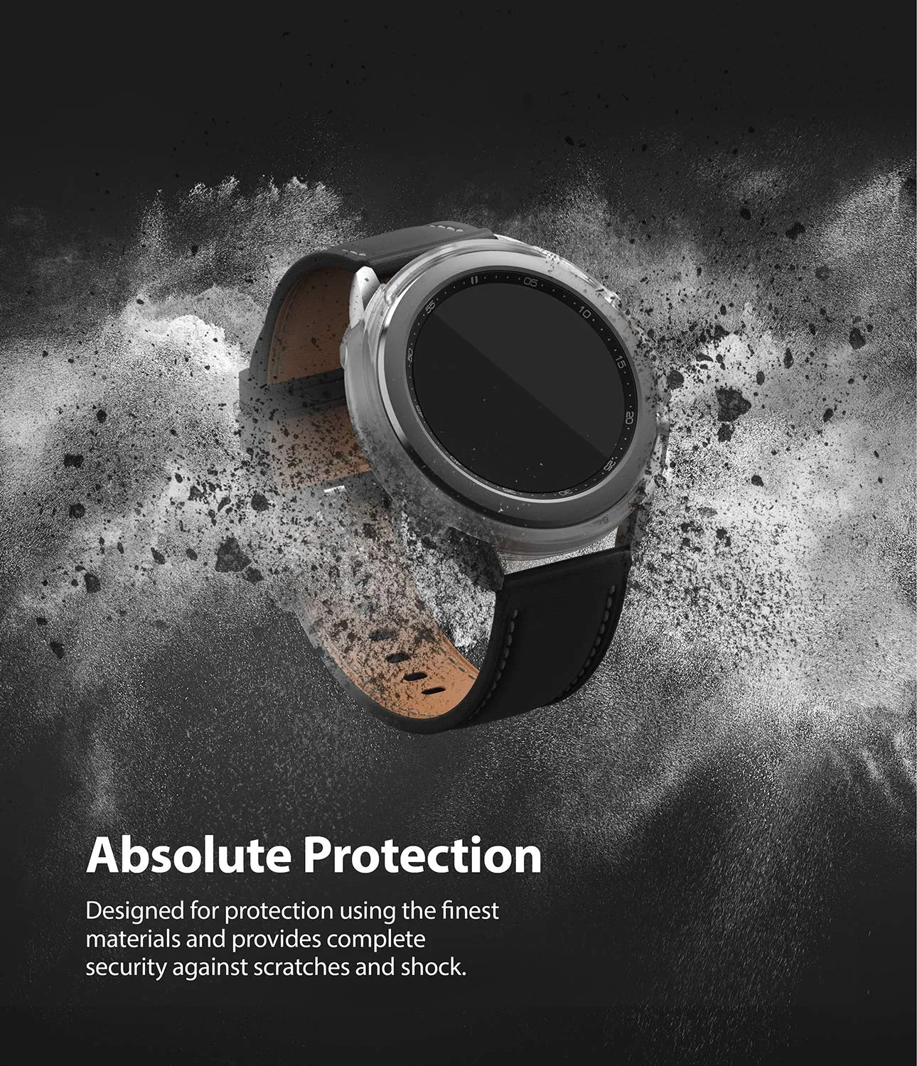 Air Sports Case Designed for Galaxy Watch 3 41mm - Matte Clear