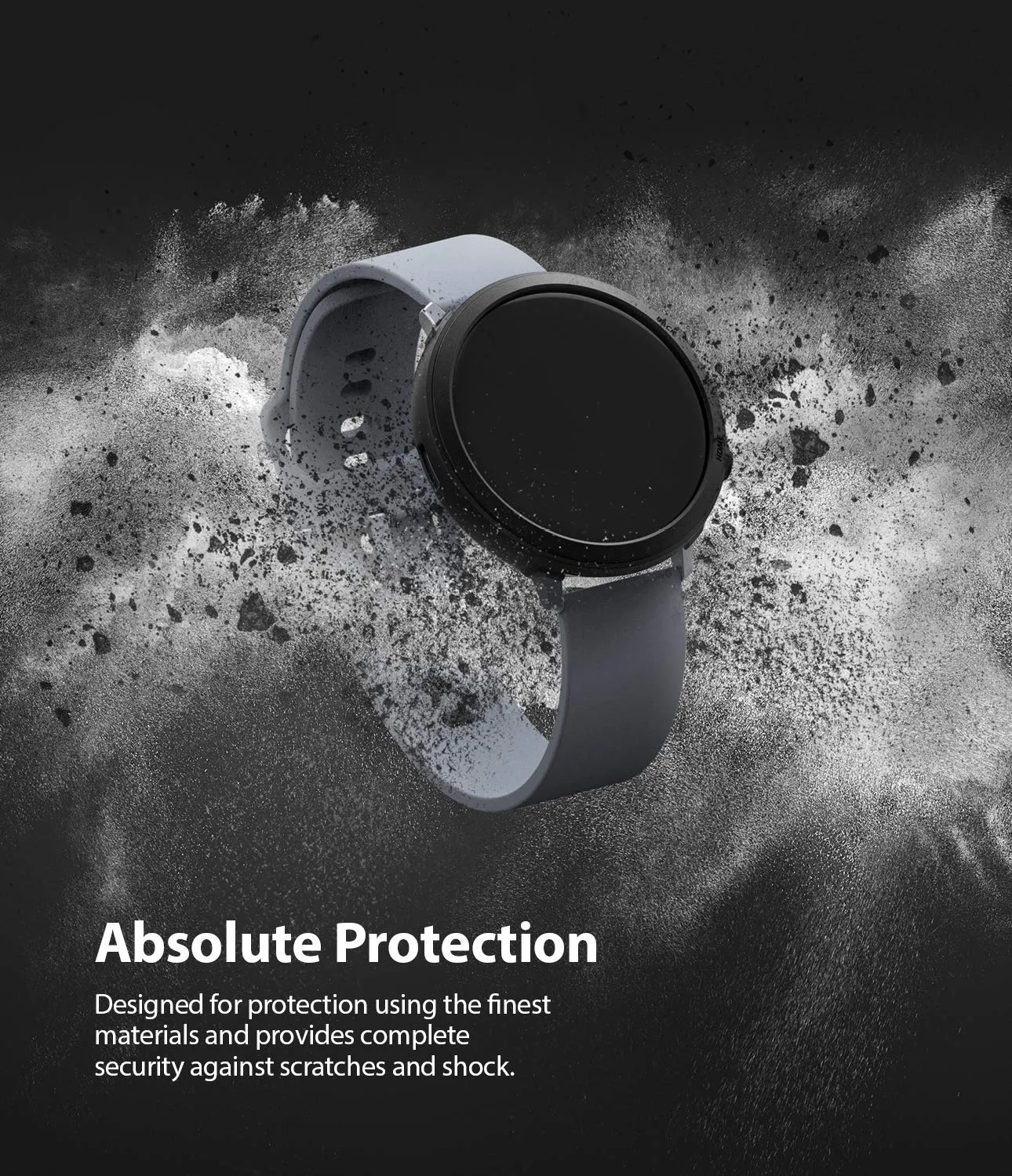 Air Sports Case Designed for Galaxy Watch Active 2 44mm - Black