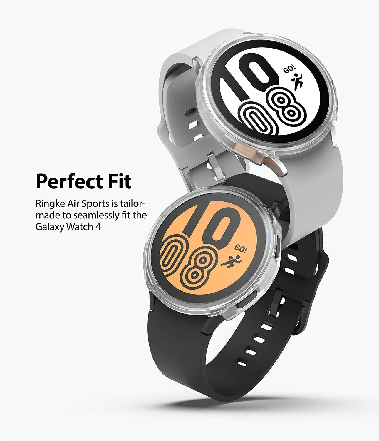 Air Sports Compatible with Samsung Galaxy Watch 4 44mm Case - Matte Clear