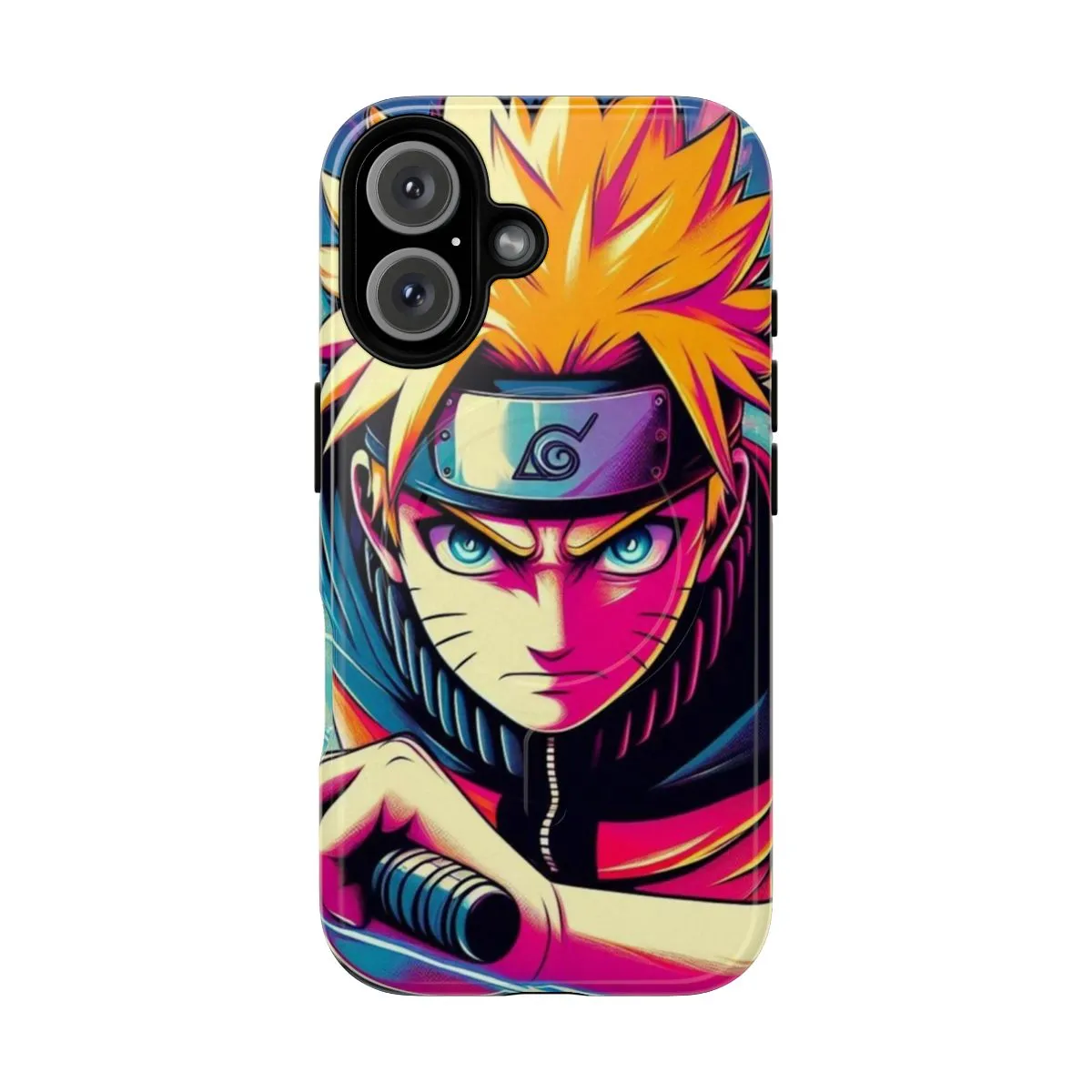 Animated Combat Pose Magnetic Tough Phone Cases