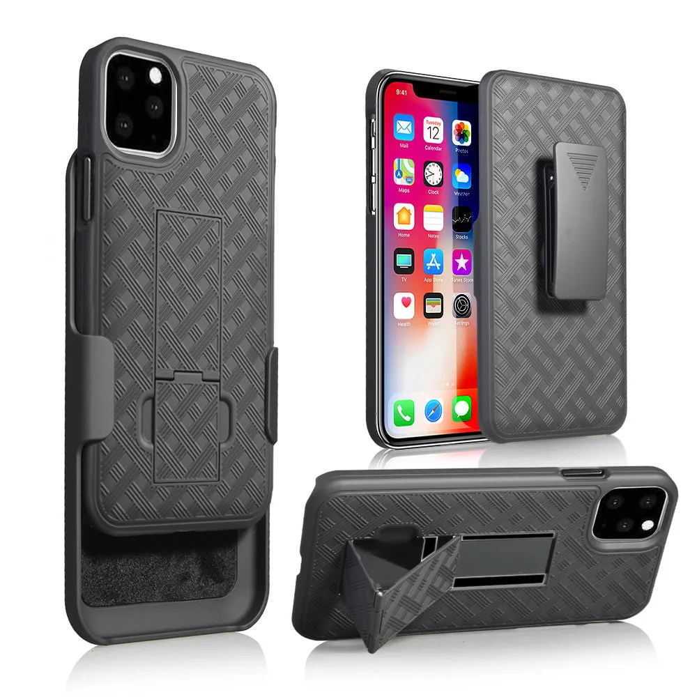 Apple iPhone 11 Pro Case, Rugged Slim Rotating Swivel Lock Holster Shell Combo Clip Cover For iPhone 11 Pro