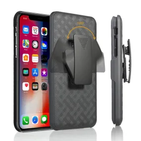 Apple iPhone 11 Pro Case, Rugged Slim Rotating Swivel Lock Holster Shell Combo Clip Cover For iPhone 11 Pro