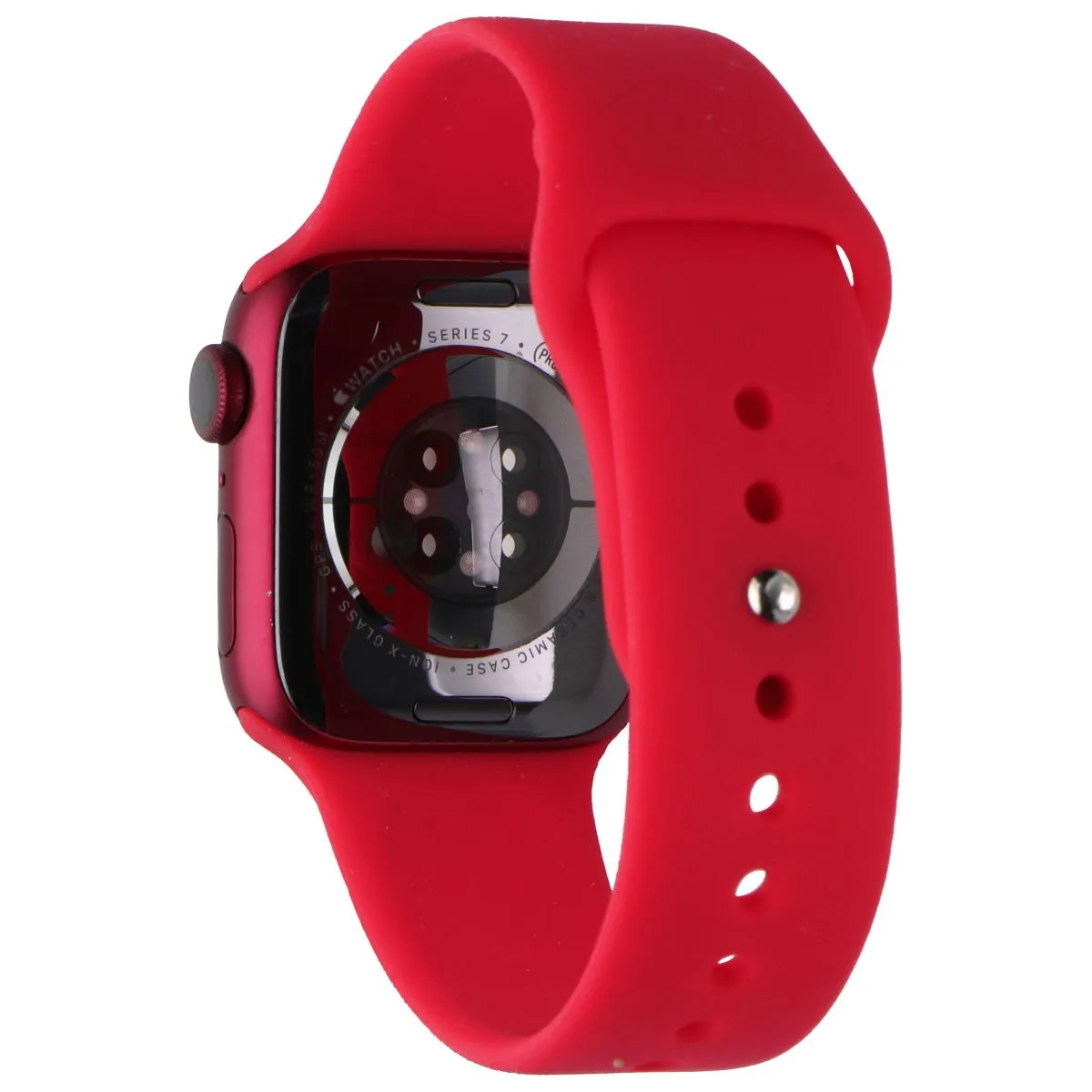 Apple Watch Series 7 (A2473) GPS Only - 41mm Red Aluminum/Red Sport Band