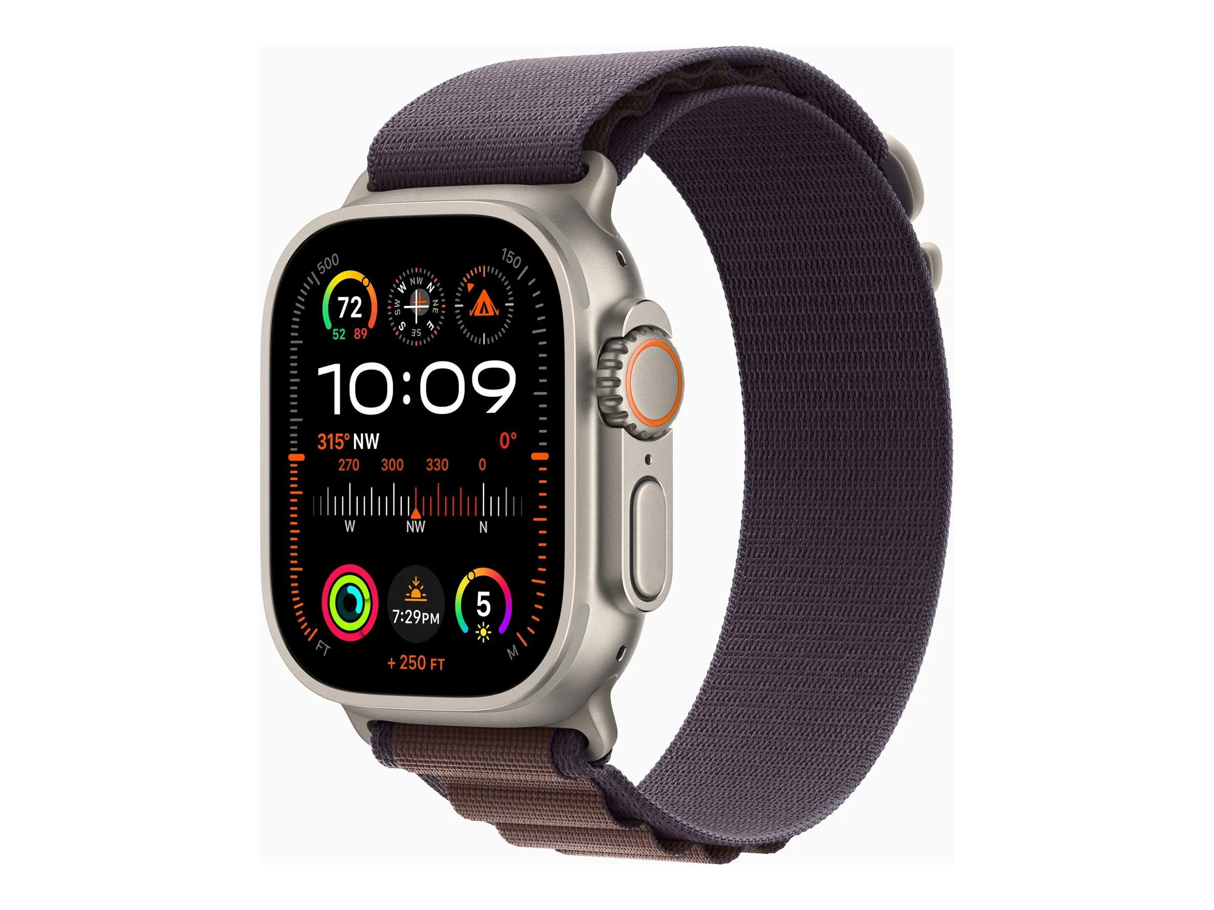 Apple Watch Ultra 2 [GPS   Cellular 49mm] Smartwatch with Rugged Titanium Case & Indigo Alpine Loop Medium. (Carbon Neutral)