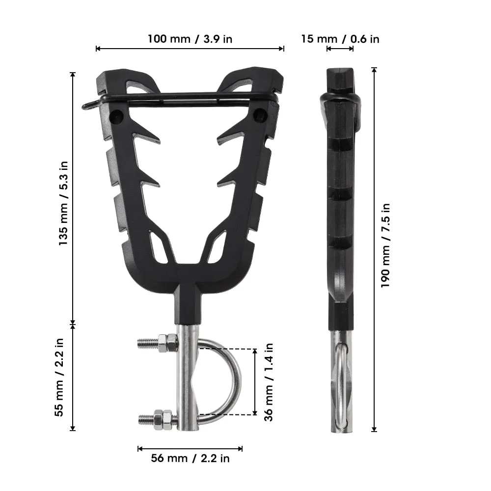 ATV Quad Bike Bow and Gun Rack