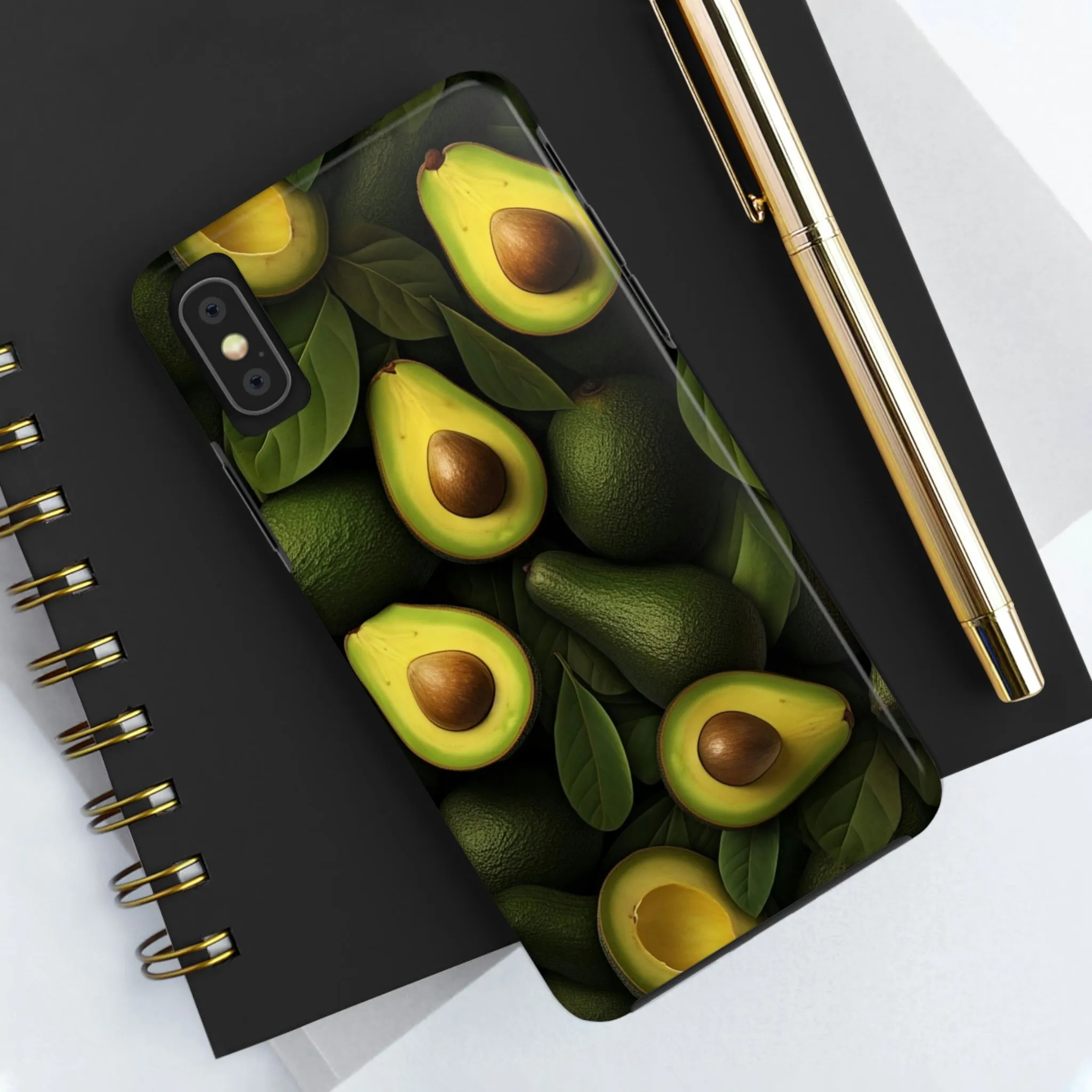 Avocado iPhone 14 13 Pro Max Tough Case Mate, Green Cute Aesthetic Iphone 12 11 Mini SE  X XR XS 8 Plus 7 6 Phone Cover Gift