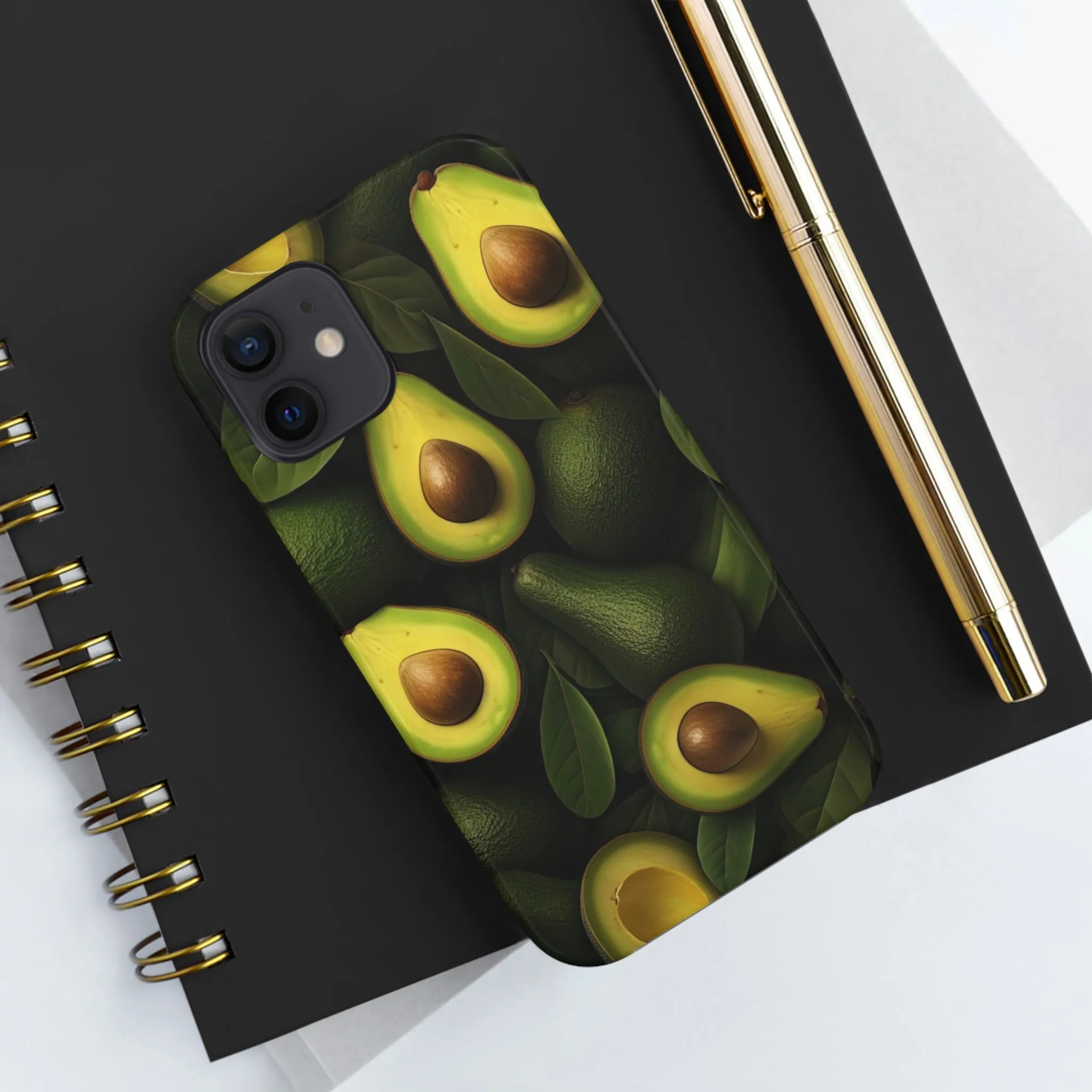 Avocado iPhone 14 13 Pro Max Tough Case Mate, Green Cute Aesthetic Iphone 12 11 Mini SE  X XR XS 8 Plus 7 6 Phone Cover Gift