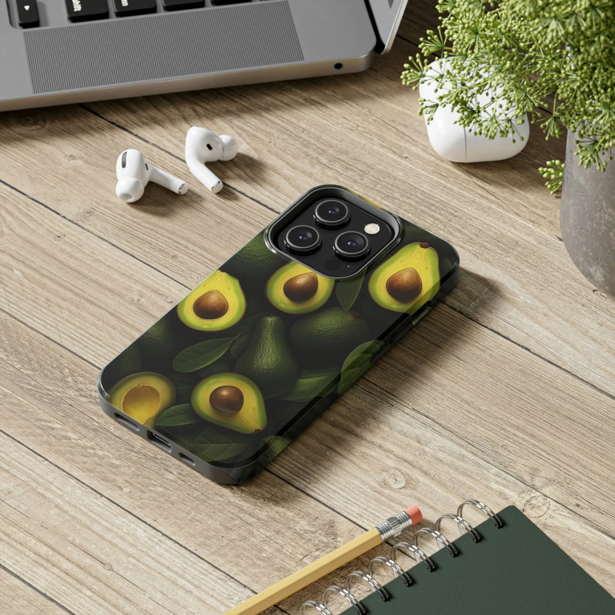 Avocado iPhone 14 13 Pro Max Tough Case Mate, Green Cute Aesthetic Iphone 12 11 Mini SE  X XR XS 8 Plus 7 6 Phone Cover Gift