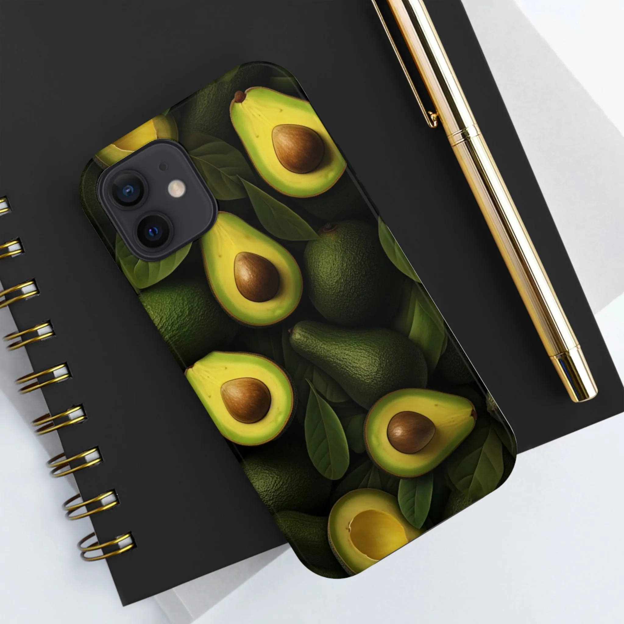 Avocado iPhone 14 13 Pro Max Tough Case Mate, Green Cute Aesthetic Iphone 12 11 Mini SE  X XR XS 8 Plus 7 6 Phone Cover Gift