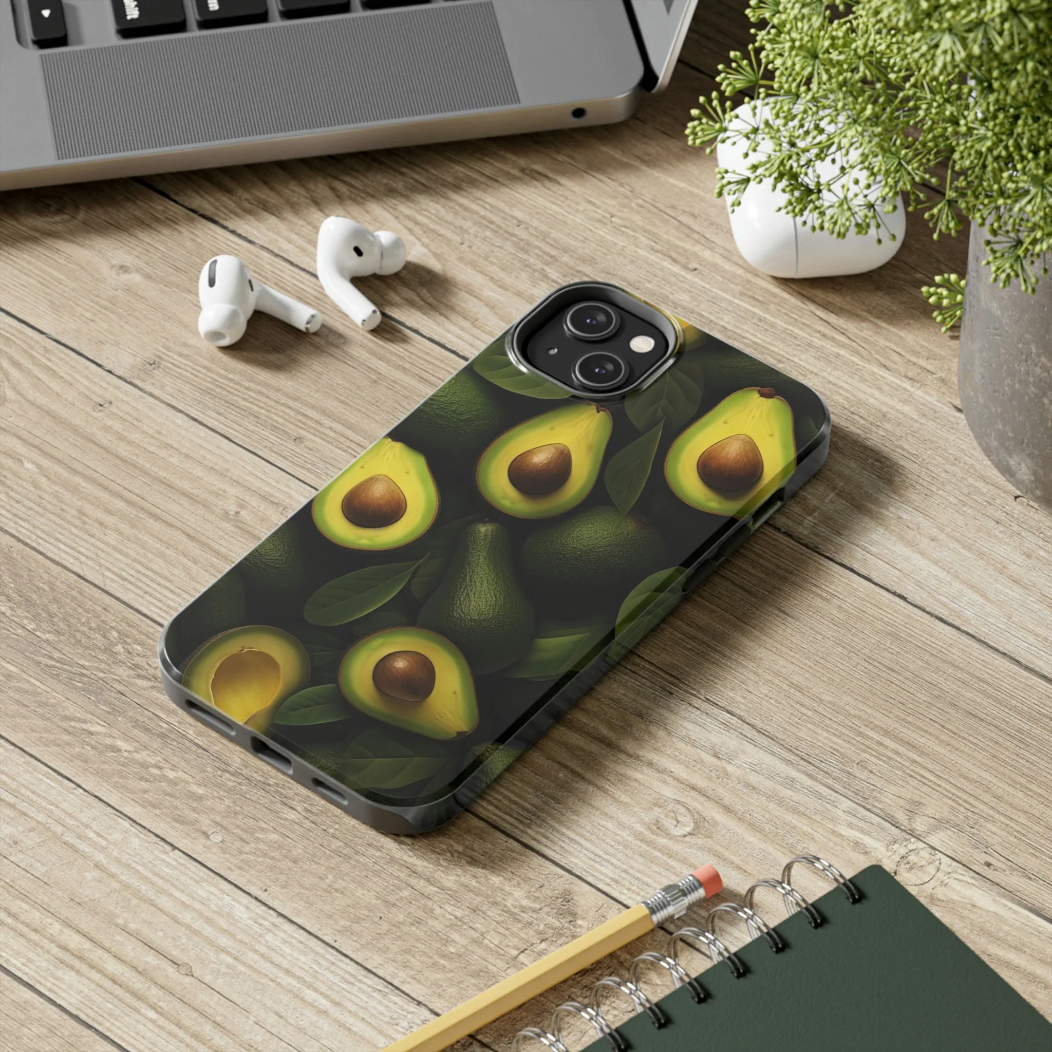 Avocado iPhone 14 13 Pro Max Tough Case Mate, Green Cute Aesthetic Iphone 12 11 Mini SE  X XR XS 8 Plus 7 6 Phone Cover Gift