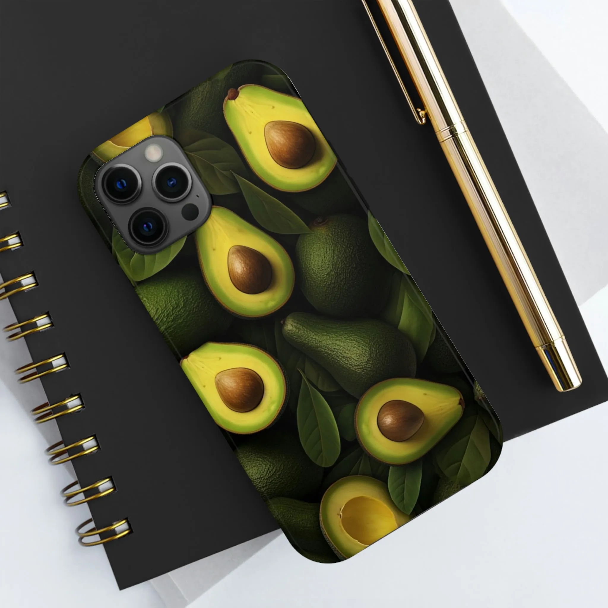 Avocado iPhone 14 13 Pro Max Tough Case Mate, Green Cute Aesthetic Iphone 12 11 Mini SE  X XR XS 8 Plus 7 6 Phone Cover Gift