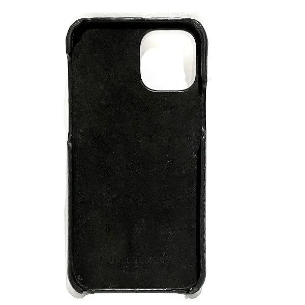 Balenciaga iPhone 12Pro Leather Case Black