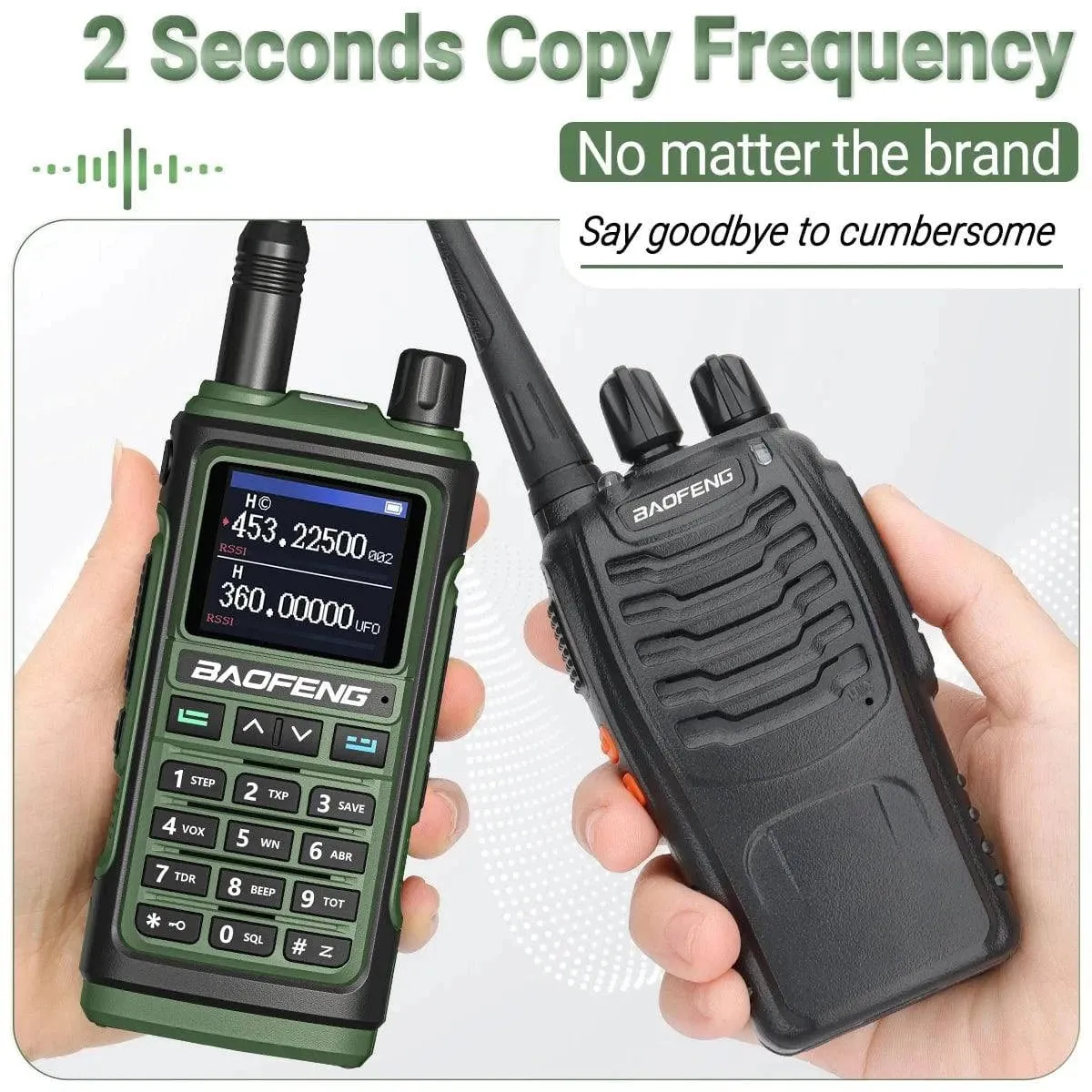 Baofeng UV-17M Full Air Band Walkie Talkie Multi-band Wireless Copy Frequency Type-C Long Range UV 5R 17 Pro Ham Two Way Radio