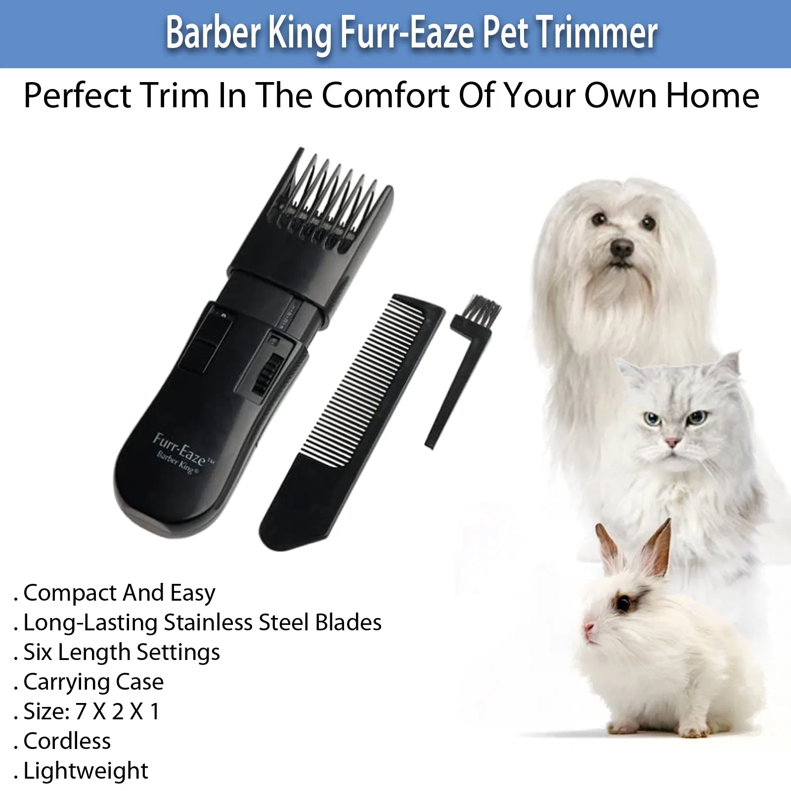 Barber King Furr-Eaze: The Ultimate Pet Trimmer