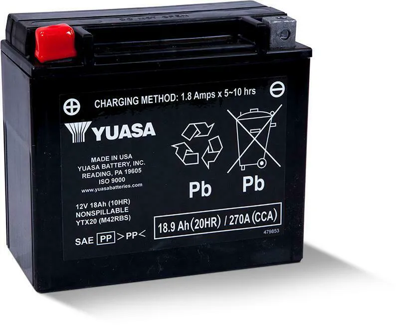 BATTERY YTX20 SEALED FACTORY ACTIVATED