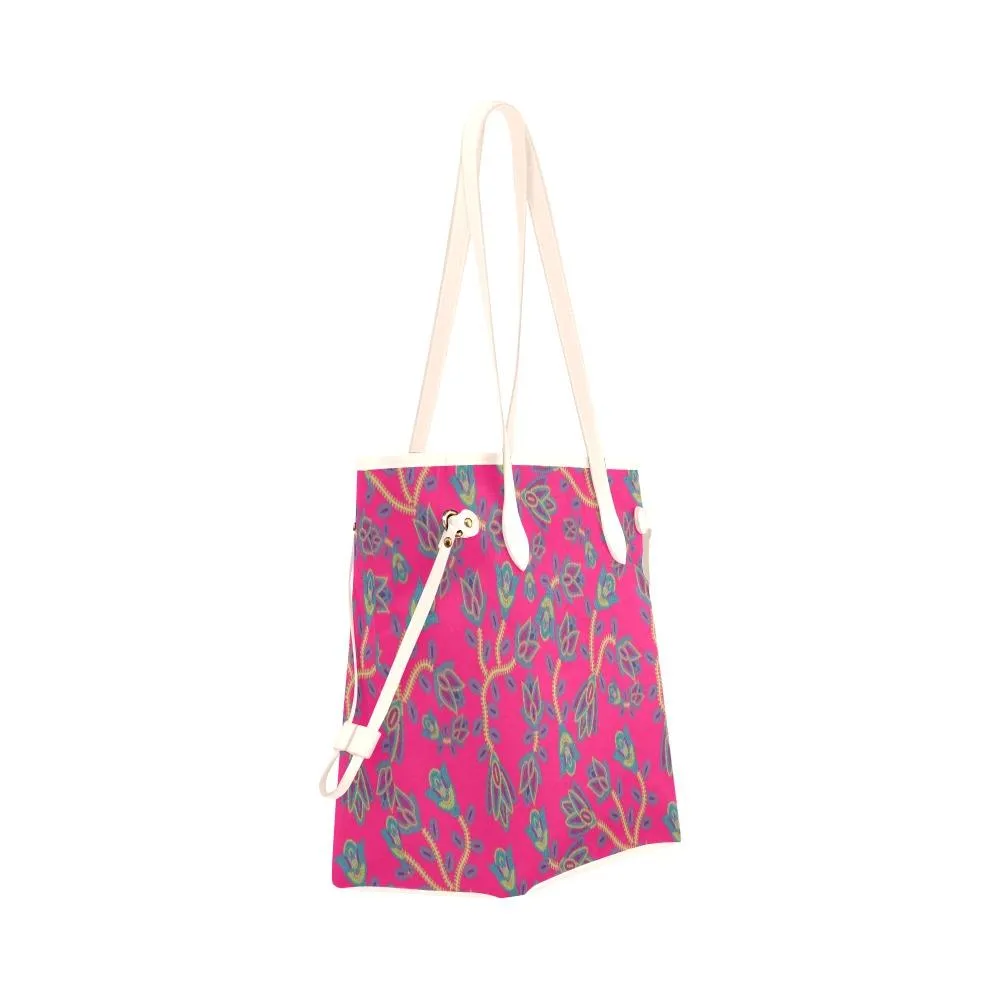 Beaded Lemonade Clover Canvas Tote Bag