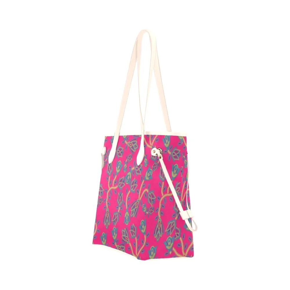 Beaded Lemonade Clover Canvas Tote Bag