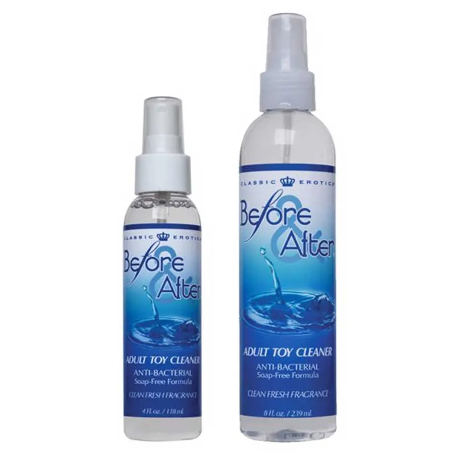 Before After Sex Toy Cleaner by Classic Brands