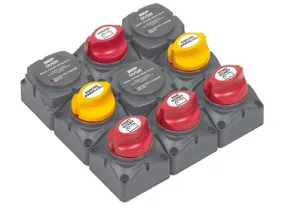 BEP Battery Distribution Cluster Triple Outboard Engines - 4 Battery Banks