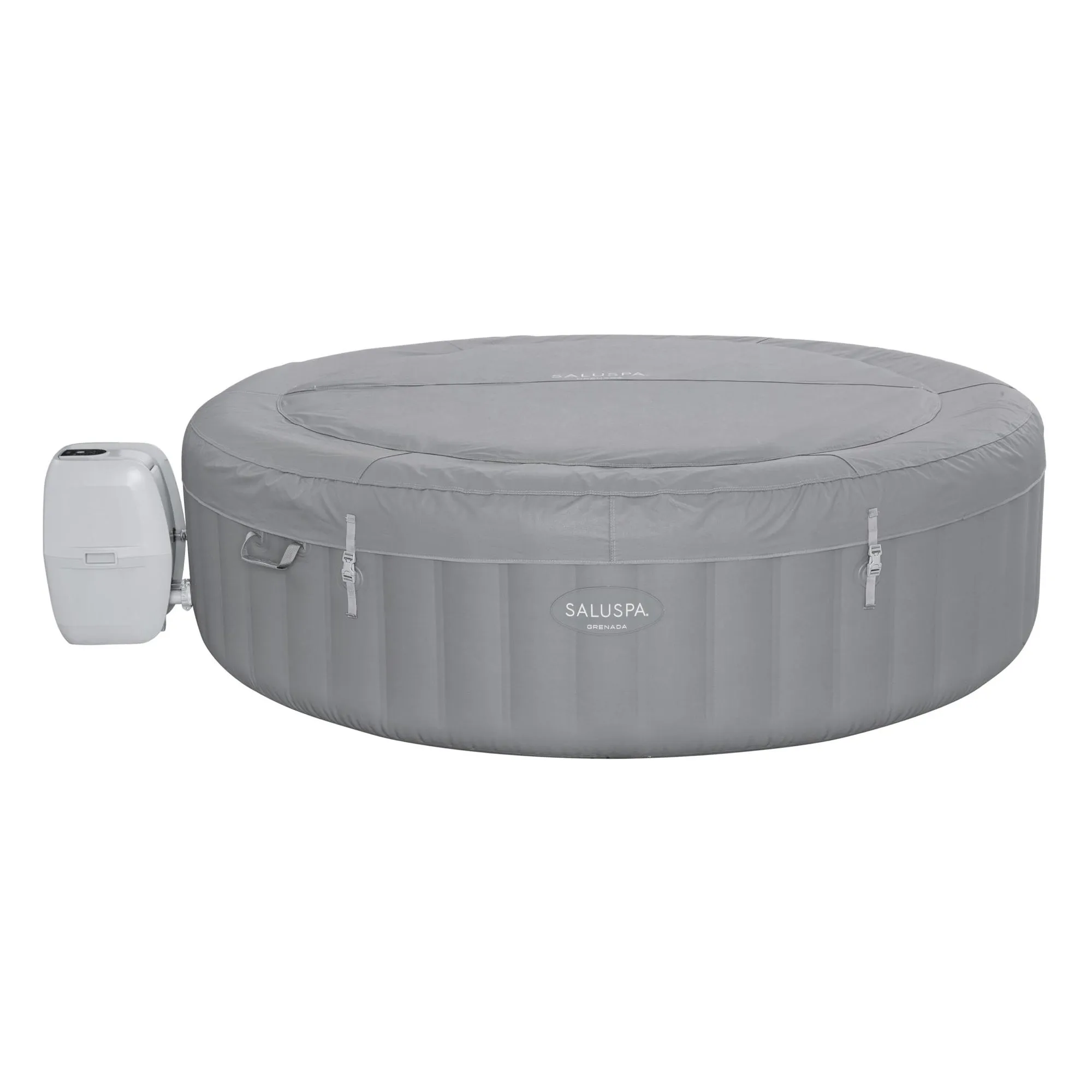 Bestway SaluSpa Grenada AirJet Hot Tub, Spa Seat (2 Pack), & Headrest (2 Pack)