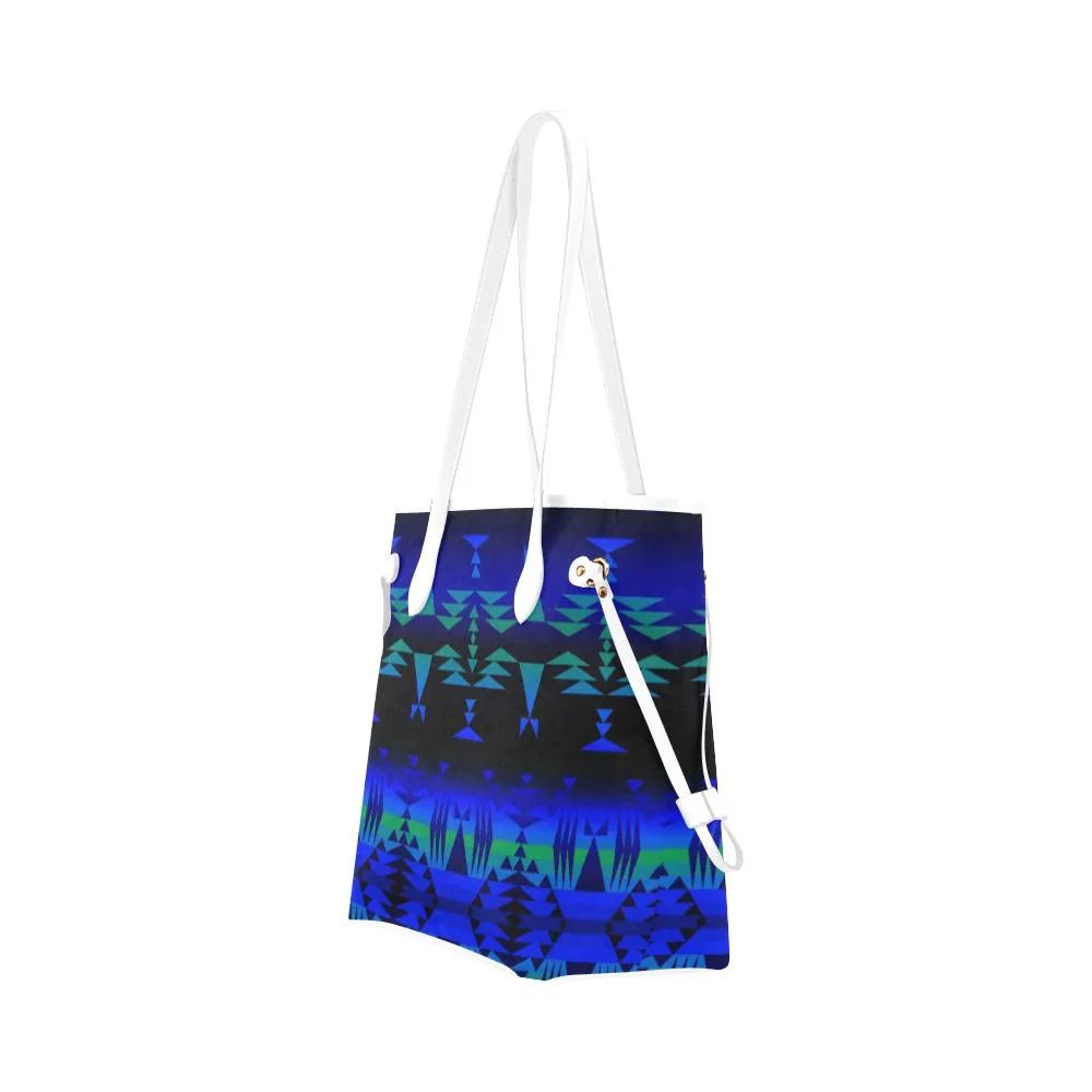 Between the Blue Ridge Mountains Clover Canvas Tote Bag