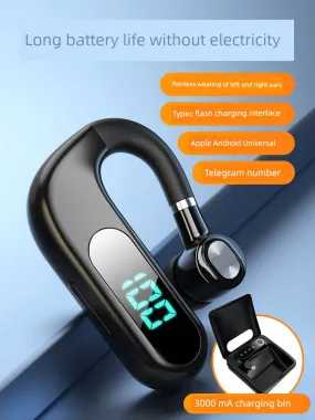 Bluetooth Headset 2024 New Arrival Wireless Ear Hook Driving Vivo Huawei Apple