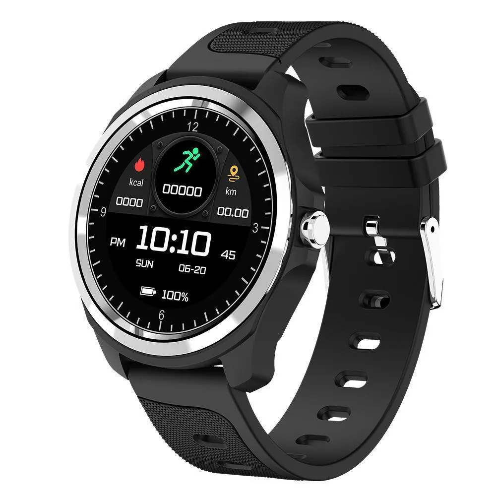 Bluetooth Heart Rate Blood Pressure Voice Assistant Music Control Weather Forecast Fitness Sport Smartwatch