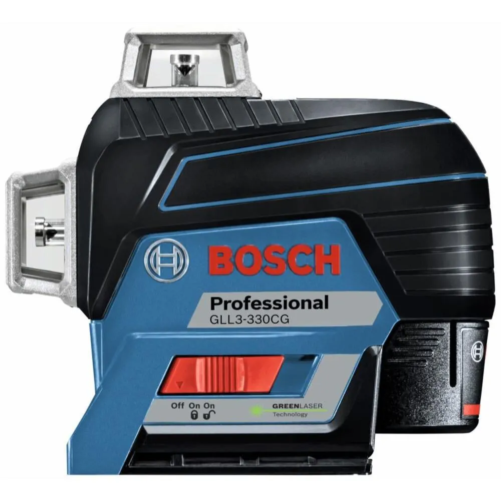 Bosch GLL3-330CG-B 360 Degrees 3 Plane Green Beam Self-Leveling Line Laser Kit