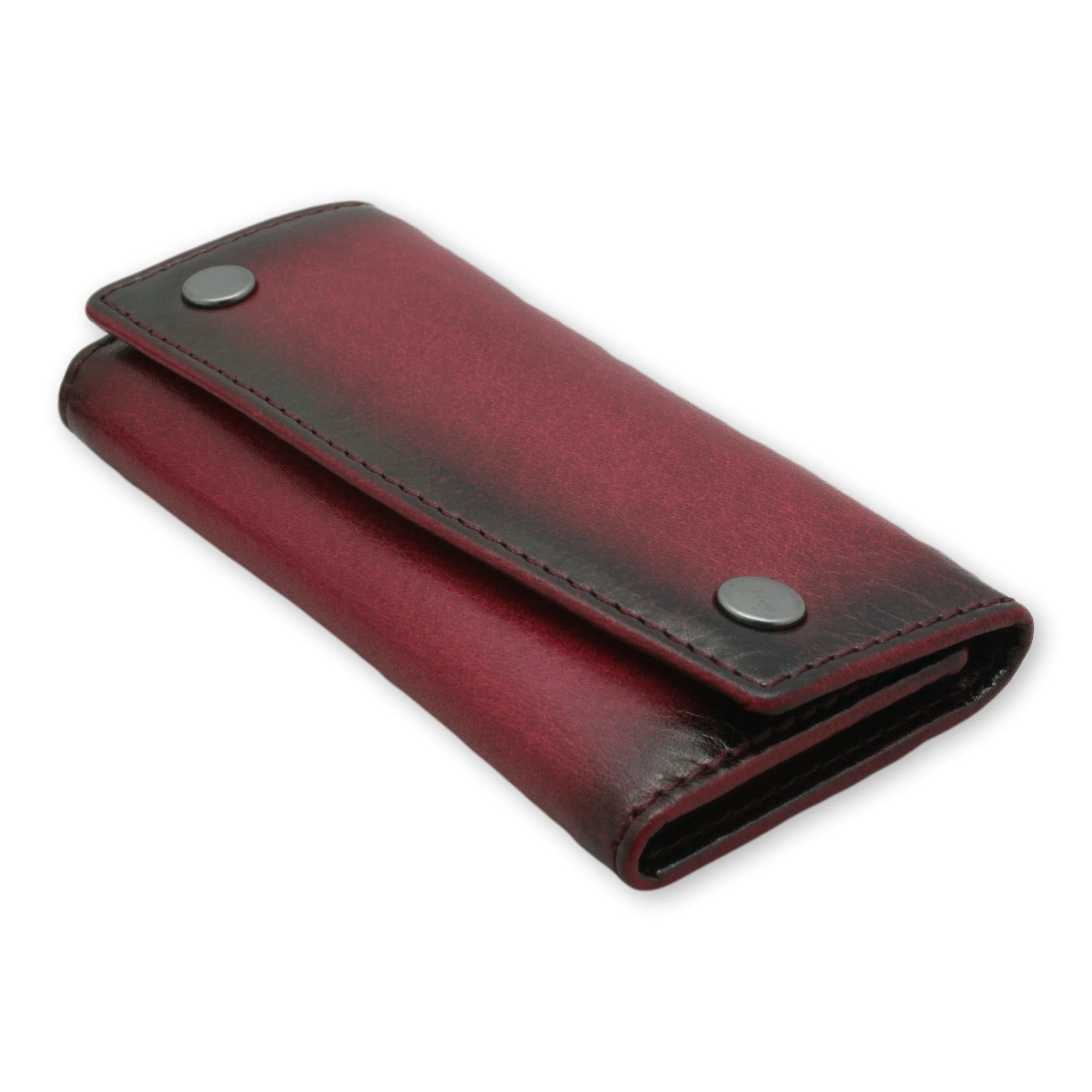 Brown Leather Key Case Wallet